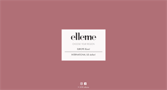 Desktop Screenshot of elleme.com