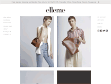 Tablet Screenshot of elleme.com